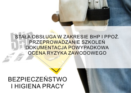 bhp, szkolenia bhp, ocena ryzyka zawodowego